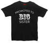 Promoted To Big Sister Printed T-Shirt - Mr Wings Emporium 