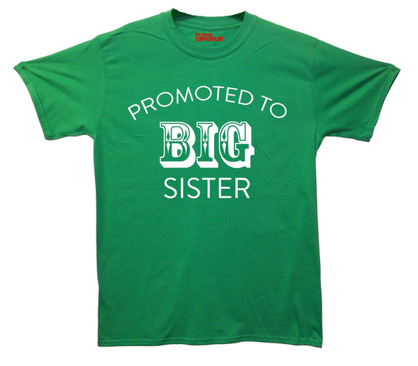 Promoted To Big Sister Printed T-Shirt - Mr Wings Emporium 