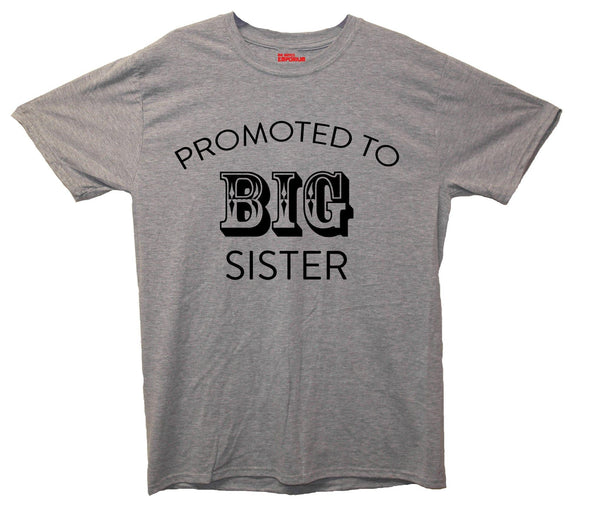 Promoted To Big Sister Printed T-Shirt - Mr Wings Emporium 