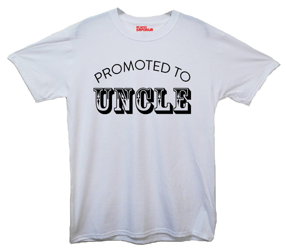 Promoted To Uncle Printed T-Shirt - Mr Wings Emporium 