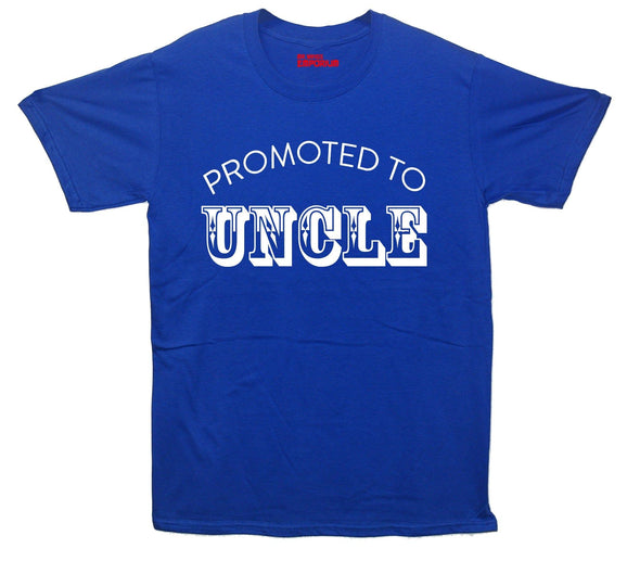 Promoted To Uncle Printed T-Shirt - Mr Wings Emporium 