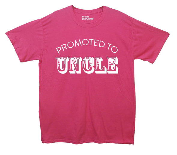 Promoted To Uncle Printed T-Shirt - Mr Wings Emporium 