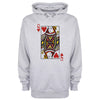 Queen Of Hearts Printed Hoodie - Mr Wings Emporium 