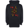 Queen Of Hearts Printed Hoodie - Mr Wings Emporium 