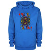 Queen Of Hearts Printed Hoodie - Mr Wings Emporium 