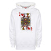 Queen Of Hearts Printed Hoodie - Mr Wings Emporium 