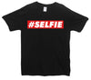 Red Banner Selfie Printed T-Shirt - Mr Wings Emporium 