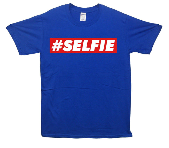 Red Banner Selfie Printed T-Shirt - Mr Wings Emporium 