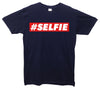 Red Banner Selfie Printed T-Shirt - Mr Wings Emporium 