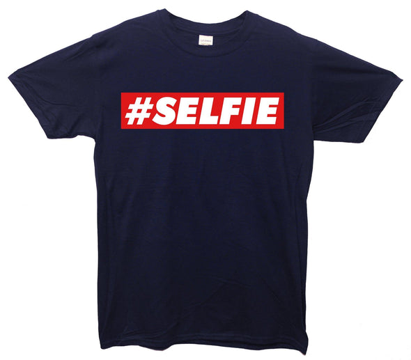 Red Banner Selfie Printed T-Shirt - Mr Wings Emporium 