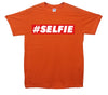 Red Banner Selfie Printed T-Shirt - Mr Wings Emporium 