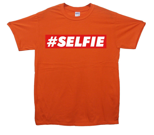 Red Banner Selfie Printed T-Shirt - Mr Wings Emporium 