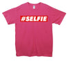 Red Banner Selfie Printed T-Shirt - Mr Wings Emporium 