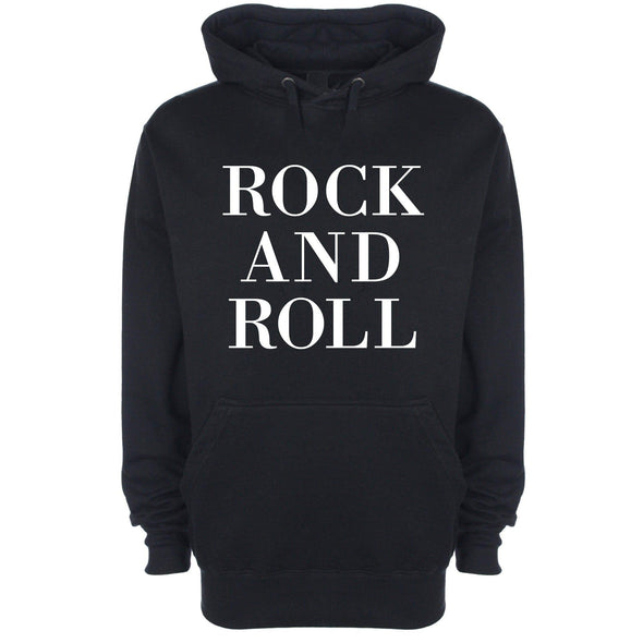 Rock and Roll Printed Hoodie - Mr Wings Emporium 