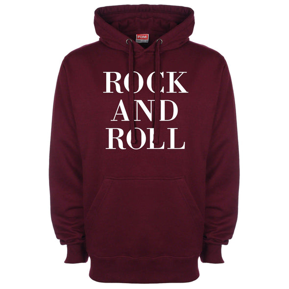 Rock and Roll Printed Hoodie - Mr Wings Emporium 