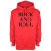 Rock and Roll Printed Hoodie - Mr Wings Emporium 