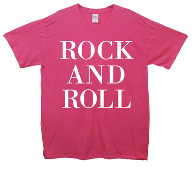 Rock And Roll Printed T-Shirt - Mr Wings Emporium 