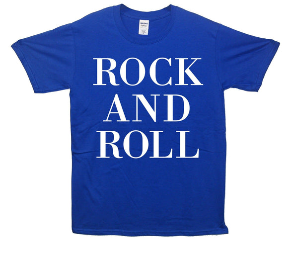 Rock And Roll Printed T-Shirt - Mr Wings Emporium 