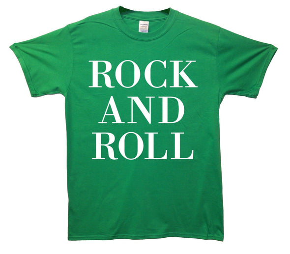 Rock And Roll Printed T-Shirt - Mr Wings Emporium 