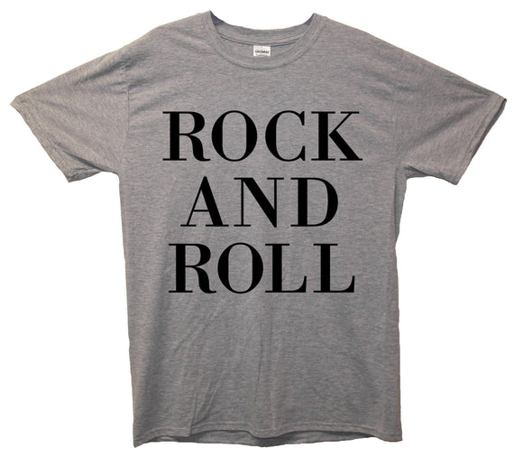 Rock And Roll Printed T-Shirt - Mr Wings Emporium 