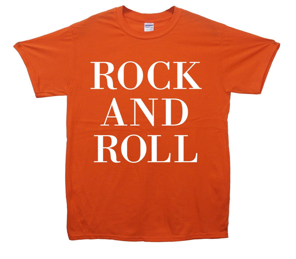 Rock And Roll Printed T-Shirt - Mr Wings Emporium 