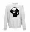 Rock Hand Symbol Printed Sweatshirt - Mr Wings Emporium 