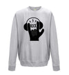 Rock Hand Symbol Printed Sweatshirt - Mr Wings Emporium 