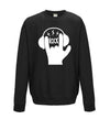 Rock Hand Symbol Printed Sweatshirt - Mr Wings Emporium 