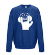 Rock Hand Symbol Printed Sweatshirt - Mr Wings Emporium 