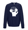 Rock Hand Symbol Printed Sweatshirt - Mr Wings Emporium 