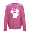 Rock Hand Symbol Printed Sweatshirt - Mr Wings Emporium 