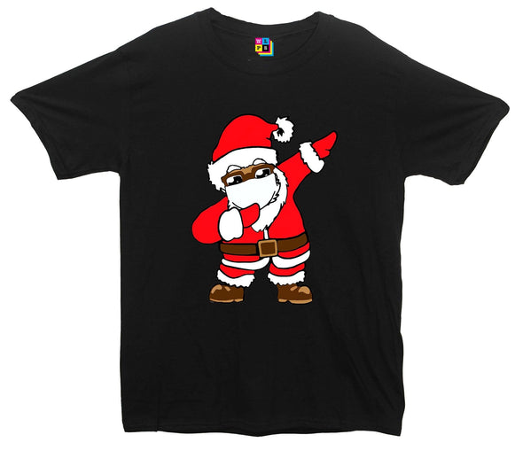 Santa Dabbing Printed T-Shirt - Mr Wings Emporium 