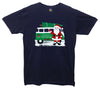 Santa's Workshop Christmas Printed T-Shirt - Mr Wings Emporium 