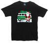 Santa's Workshop Christmas Printed T-Shirt - Mr Wings Emporium 
