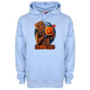 Scarecrow Halloween Pumpkin Printed Hoodie - Mr Wings Emporium 