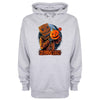 Scarecrow Halloween Pumpkin Printed Hoodie - Mr Wings Emporium 