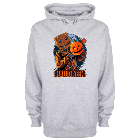 Scarecrow Halloween Pumpkin Printed Hoodie - Mr Wings Emporium 