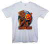 Scarecrow Halloween Pumpkin Printed T-Shirt - Mr Wings Emporium 