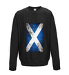 Scotland Distressed Flag Printed Sweatshirt - Mr Wings Emporium 