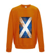 Scotland Distressed Flag Printed Sweatshirt - Mr Wings Emporium 