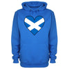 Scotland Flag Heart Printed Hoodie - Mr Wings Emporium 