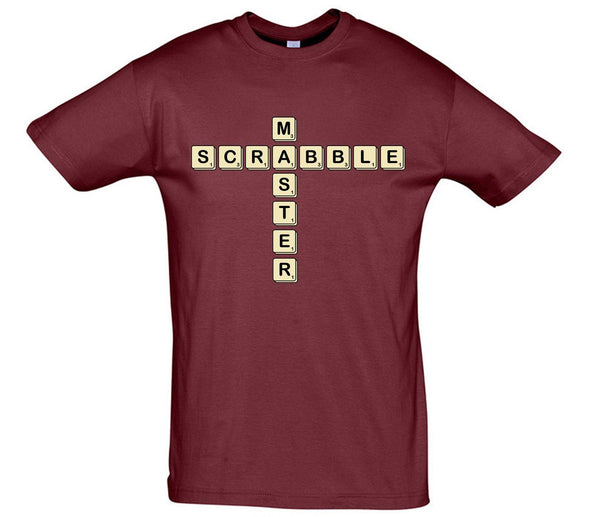 Scrabble Master Printed T-Shirt - Mr Wings Emporium 