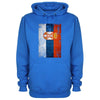 Serbia Distressed Flag Printed Hoodie - Mr Wings Emporium 