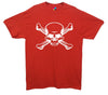 Skull And Cross Bones Printed T-Shirt - Mr Wings Emporium 