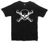 Skull And Cross Bones Printed T-Shirt - Mr Wings Emporium 