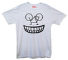 Smiling Cyclist Upsidedown Bike Printed T-Shirt - Mr Wings Emporium 