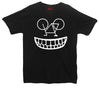 Smiling Cyclist Upsidedown Bike Printed T-Shirt - Mr Wings Emporium 