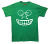 Smiling Cyclist Upsidedown Bike Printed T-Shirt - Mr Wings Emporium 