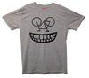 Smiling Cyclist Upsidedown Bike Printed T-Shirt - Mr Wings Emporium 