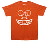 Smiling Cyclist Upsidedown Bike Printed T-Shirt - Mr Wings Emporium 